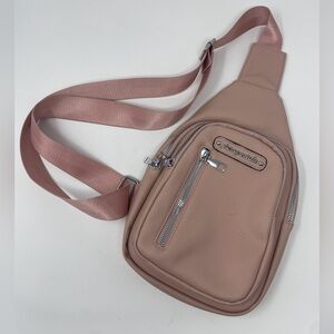 Aeropostale Blush Pink Crossbody Bag